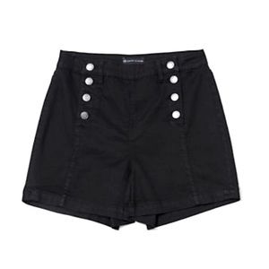Fashion to figure navy style pull on shorts 16